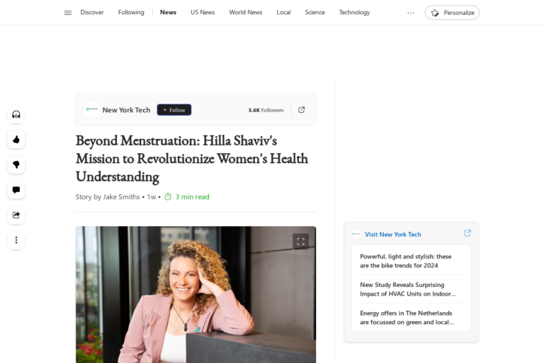 Beyond Menstruation_ Hilla Shaviv’s Mission to Revolutionize Women’s Health Understanding